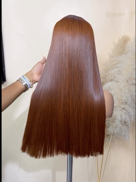 Cambodian bone straight- Cinnamon Brown