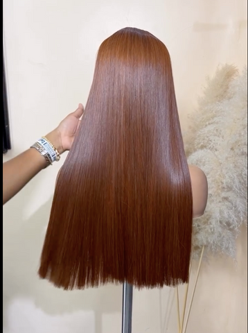 Cambodian bone straight- Cinnamon Brown