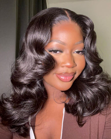 JESSY- classic waves closure wig