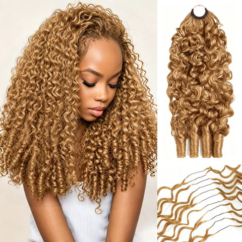 Miracle Knots- Burmese curls (Honey gold)