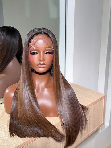 20" Mixed colour straight-